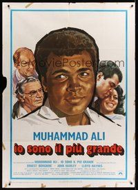 7h102 GREATEST Italian 1p '77 different art of heavyweight boxing champ Muhammad Ali!