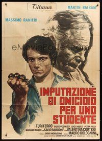 7h112 IMPUTAZIONE DI OMICIDIO PER UNO STUDENTE Italian 1p '71 Martin Balsam kills a student!