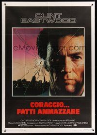 7h150 SUDDEN IMPACT Italian 1p '84 Clint Eastwood is at it again as Dirty Harry, great image!