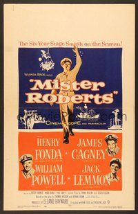 7h285 MISTER ROBERTS WC '55 Henry Fonda, James Cagney, William Powell, Jack Lemmon, John Ford