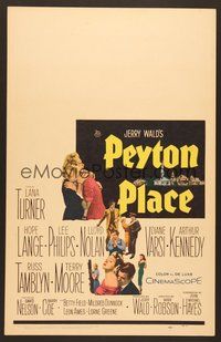 7h301 PEYTON PLACE WC '58 Lana Turner, from the novel of small town life by Grace Metalious!