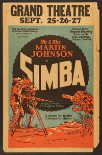 7h324 SIMBA WC '28 Osa & Martin Johnson spent four years making this in Africa!