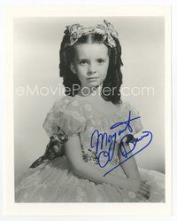 7j228 MARGARET O'BRIEN signed 8x10 REPRO still '80s the great child actress in a pretty gown!