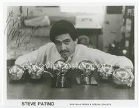 7j241 STEVE PATINO signed 8x10 REPRO still '90s posing with his killer balls from Phantasm movies!