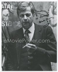 7j249 WILLIAM B. DAVIS signed 8x10 REPRO still '00s as iconic Cigarette Smoking Man from X-Files!