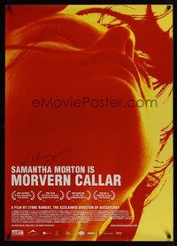 7j113 MORVERN CALLAR signed 1sh '02 by director Lynne Ramsay, super c/u of Samantha Morton!