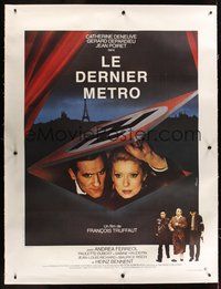 7k034 LAST METRO linen French 1p '80 Catherine Deneuve, Gerard Depardieu, Francois Truffaut