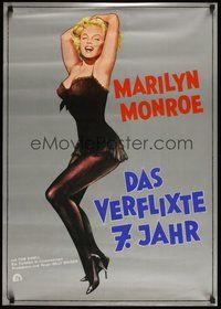 7m147 SEVEN YEAR ITCH German R70s Billy Wilder, great different sexy art of Marilyn Monroe!