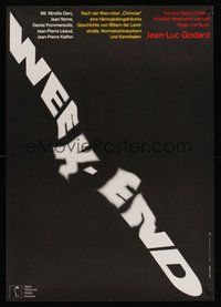 7m148 WEEK END German '67 Jean-Luc Godard, cool Hans Hillmann artwork!