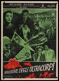 7m230 INVASION OF THE BODY SNATCHERS Italian photobusta '57 classic horror!
