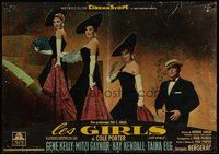 7m237 LES GIRLS Italian photobusta '57 Gene Kelly, sexy Mitzi Gaynor, Kay Kendall & Taina Elg