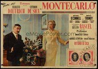 7m241 MONTE CARLO STORY Italian photobusta '57 great image of glamorous Marlene Dietrich!