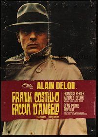 7m209 LE SAMOURAI Italian lrg pbusta '68 Jean-Pierre Melville film noir classic, Alain Delon!