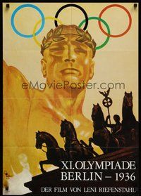 7p148 XI. OLYMPIADE BERLIN - 1936 German R80s Leni Riefenstahl, Olympic Games in Germany!