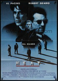 7r341 HEAT Eng/French '95 Al Pacino, Robert De Niro, Val Kilmer, Michael Mann directed!