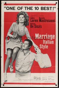 7r512 MARRIAGE ITALIAN STYLE 1sh '65 de Sica's Matrimonio all'Italiana, Loren, Mastroianni!