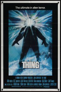 7r853 THING 1sh '82 John Carpenter, cool sci-fi horror art, the ultimate in alien terror!