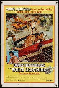 7r963 WHITE LIGHTNING 1sh '73 moonshine bootlegger Burt Reynolds, Diane Ladd, Jennifer Bilingsley!