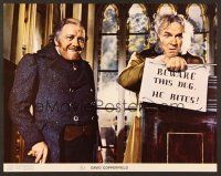 7s236 DAVID COPPERFIELD color 11x14 still '69 Laurence Olivier as Creakle the schoolmaster!