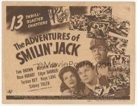 7s017 ADVENTURES OF SMILIN' JACK TC '42 Tom Brown fights the Germans & Japanese, Universal serial!