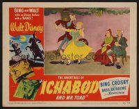 7s256 ADVENTURES OF ICHABOD & MISTER TOAD LC #7 '49 BING & WALT wake up Sleepy Hollow with a BANG!