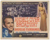7s022 ANGELS OVER BROADWAY TC '40 sexy full-length Rita Hayworth, Douglas Fairbanks Jr.