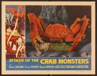 7s008 ATTACK OF THE CRAB MONSTERS Fantasy #9 LC '90s best c/u of man in monster's pincers!