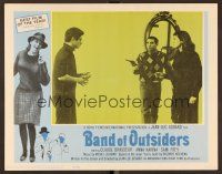 7s282 BAND OF OUTSIDERS int'l LC '66 Jean-Luc Godard's Bande a Part, Anna Karina, Claude Brasseur