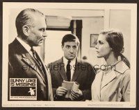 7s233 BUNNY LAKE IS MISSING LC '65 Laurence Olivier stares at Carol Lynley, Otto Preminger