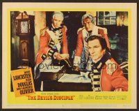 7s229 DEVIL'S DISCIPLE LC #5 '59 Laurence Olivier as Revolutionary War British officer!