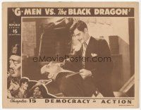 7s397 G-MEN VS. THE BLACK DRAGON chapter 15 LC '43 Rod Cameron beats guy up, Republic serial!