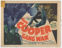 7s065 GANG WAR TC '40 Ralph Cooper stars in this ultra rare all-black gangster movie!