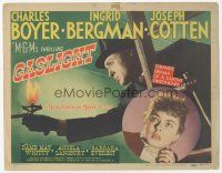 7s067 GASLIGHT TC '44 classic suspense thriller starring Ingrid Bergman & Charles Boyer!