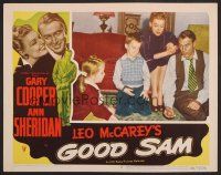 7s412 GOOD SAM LC #2 '48 Gary Cooper & sexy Ann Sheridan playing with their kids!