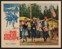7s416 GREAT ESCAPE LC #7 '63 James Garner & Steve McQueen are patriotic on the 4th of July!
