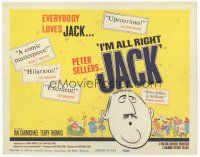 7s090 I'M ALL RIGHT JACK TC '60 everybody loves Peter Sellers, Terry-Thomas, English!