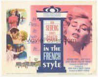 7s092 IN THE FRENCH STYLE TC '63 art of sexy Jean Seberg in Paris, written by Irwin Shaw!
