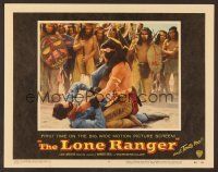 7s480 LONE RANGER LC #3 '56 masked Clayton Moore wrestling with Native American Indian!