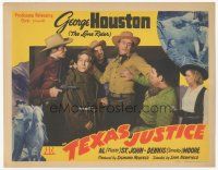 7s106 LONE RIDER IN TEXAS JUSTICE TC '42 George Houston & pals catching bad guys!