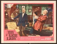 7s507 MY FAIR LADY LC #8 '64 Audrey Hepburn, Rex Harrison & Wilfrid Hyde-White celebrating!