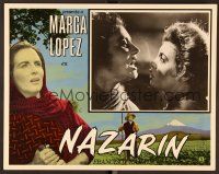 7s509 NAZARIN Mexican LC R60s directed by Luis Bunuel, great wacky close up of two women!