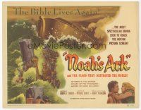 7s124 NOAH'S ARK TC R57 Michael Curtiz Biblical epic, art of the flood that destroyed the world!