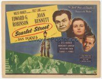 7s151 SCARLET STREET TC '45 Fritz Lang film noir, Edward G. Robinson, Joan Bennett, Dan Duryea