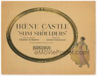 7s162 SLIM SHOULDERS TC '22 clever romantic crime comedy starring the real Irene Castle!