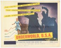 7s189 UNDERWORLD, U.S.A. TC '60 Samuel Fuller, labor rackets, gambling, vice, narcotics!