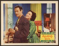7s665 UNFAITHFULLY YOURS LC #7 '48 Preston Sturges directed, Rex Harrison & sexy Linda Darnell!