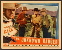 7s667 UNKNOWN RANGER LC '36 Texas Ranger Bob Allen holds bad guy at gunpoint!