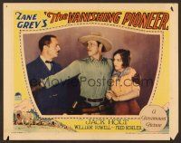 7s671 VANISHING PIONEER LC '28 Jack Holt shields pretty Sally Blane from bad guy William Powell!