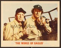 7s686 WINGS OF EAGLES LC #8 '57 Air Force Commander John Wayne close up with Dan Dailey!