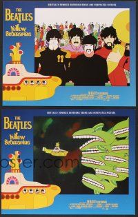 7s007 YELLOW SUBMARINE 8 LCs R99 wonderful psychedelic art of Beatles John, Paul, Ringo & George!